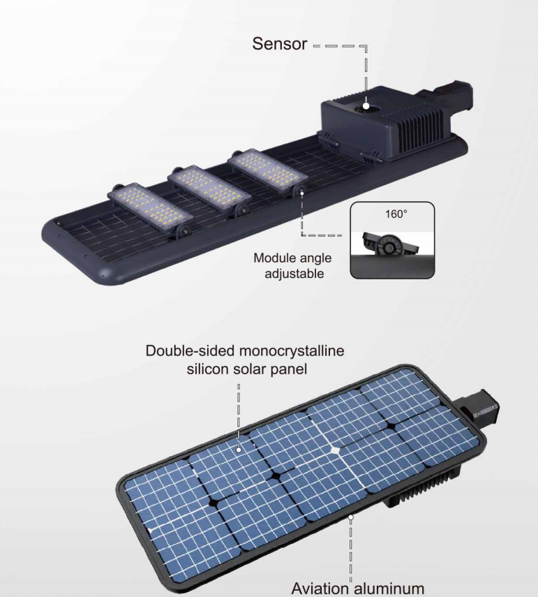 Outdoor Lighting Foundry Giant ZHL Lighting Group Announced SPACE Series Modular Solar Street Lights ZHL Lighting Group
