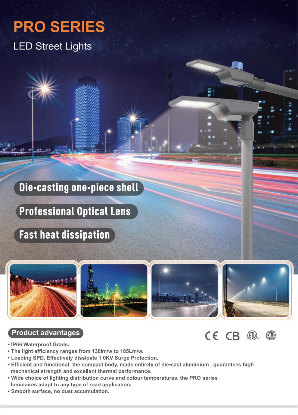 Description of Pro series street light