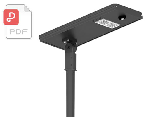 Integrated Solar LED Street Light