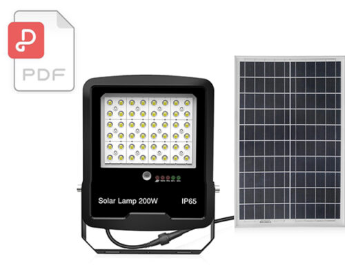 Spring Series Solar LED Flood Light