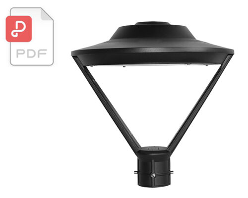 Outdoor Post Top Garden Lights