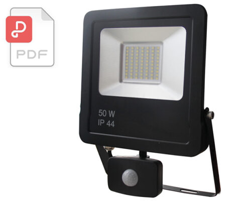 Star Series LED Flood Light With PIR Sensor